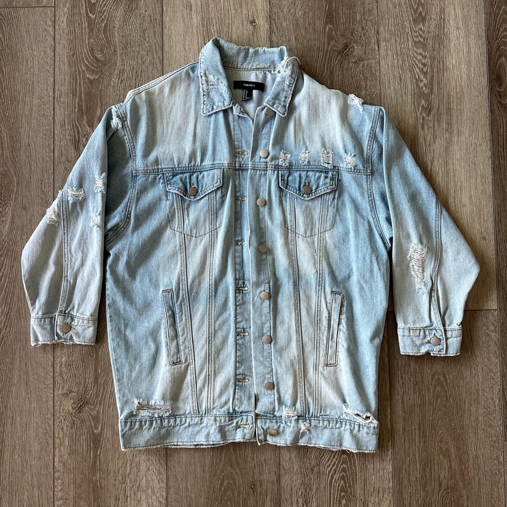 Forever 21 Light Blue Denim Jacket